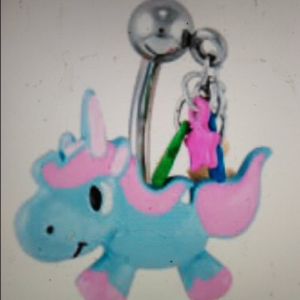 Unicorn belly ring